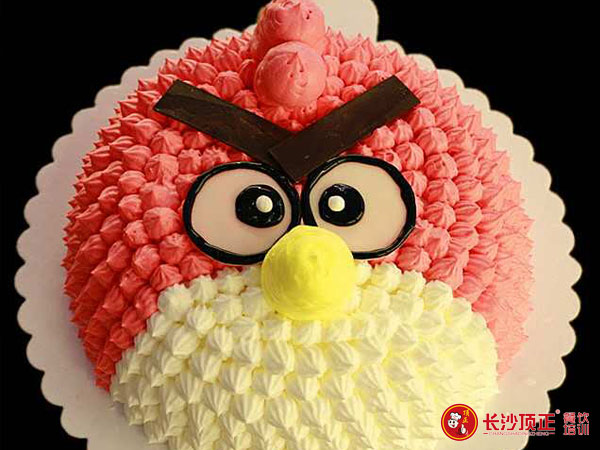 愤怒的小鸟生日蛋糕，小孩的最爱